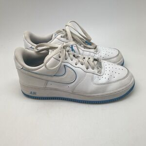 Nike Sneakers Air Force 1 '07 Mens 9 DV0788-101 University Blue Athletic Shoes